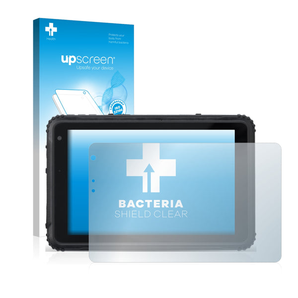 upscreen Bacteria Shield Clear Premium Antibacterial Screen Protector for Caterpillar Cat T20