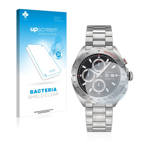 upscreen Bacteria Shield Clear Premium Antibacterial Screen Protector for TAG Heuer Formula 1 (44 mm)