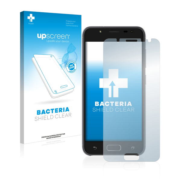 upscreen Bacteria Shield Clear Premium Antibacterial Screen Protector for Asus ZenFone V Live