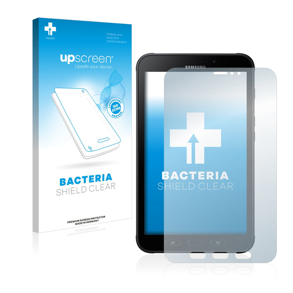 upscreen Bacteria Shield Clear Premium Antibacterial Screen Protector for Samsung Galaxy Tab Active 2