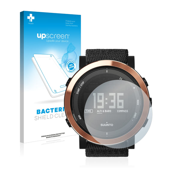 upscreen Bacteria Shield Clear Premium Antibacterial Screen Protector for Suunto Essential