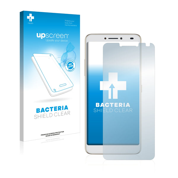 upscreen Bacteria Shield Clear Premium Antibacterial Screen Protector for Alcatel 3V