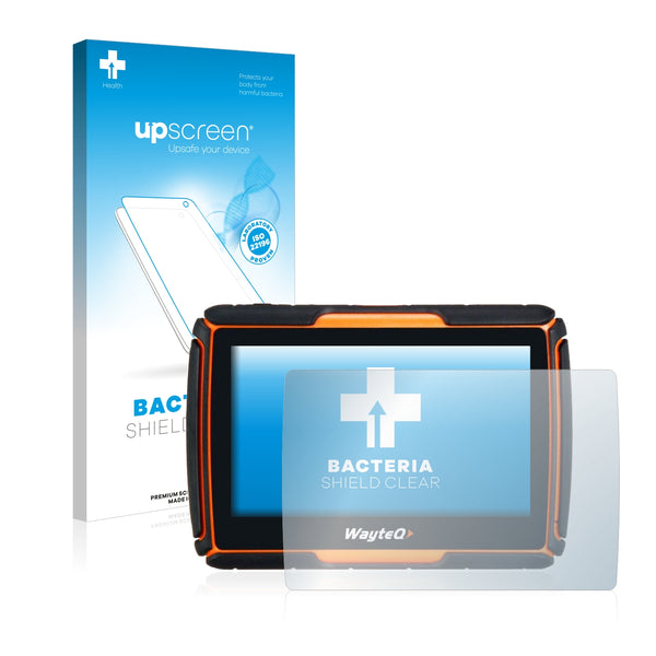 upscreen Bacteria Shield Clear Premium Antibacterial Screen Protector for Polaroid iE090