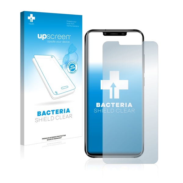 upscreen Bacteria Shield Clear Premium Antibacterial Screen Protector for Oukitel U18