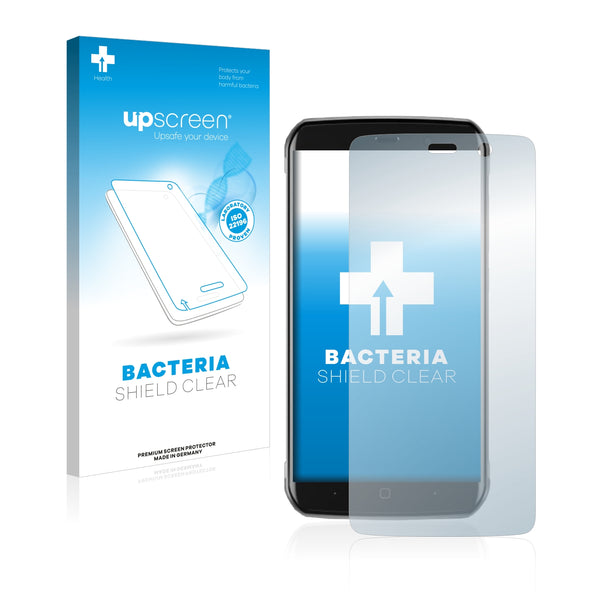 upscreen Bacteria Shield Clear Premium Antibacterial Screen Protector for Vernee Active