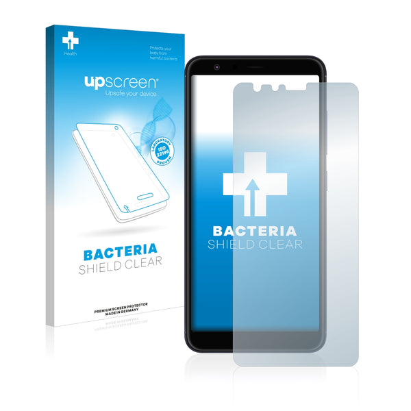 upscreen Bacteria Shield Clear Premium Antibacterial Screen Protector for Asus ZenFone Max Plus (M1) ZB570TL