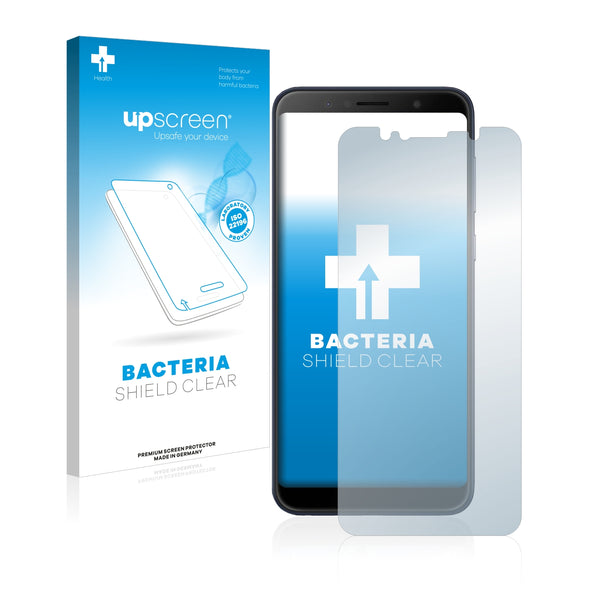 upscreen Bacteria Shield Clear Premium Antibacterial Screen Protector for Asus ZenFone Max Pro (M1)