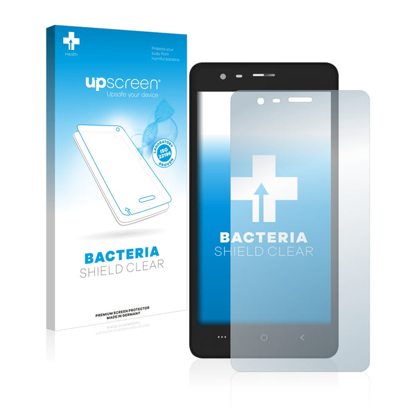 upscreen Bacteria Shield Clear Premium Antibacterial Screen Protector for Polaroid Rainbow 5
