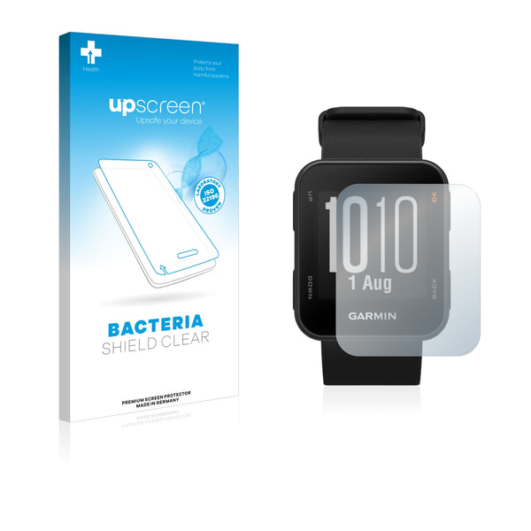 upscreen Bacteria Shield Clear Premium Antibacterial Screen Protector for Garmin Approach S10