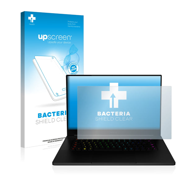 upscreen Bacteria Shield Clear Premium Antibacterial Screen Protector for Razer Blade (15)