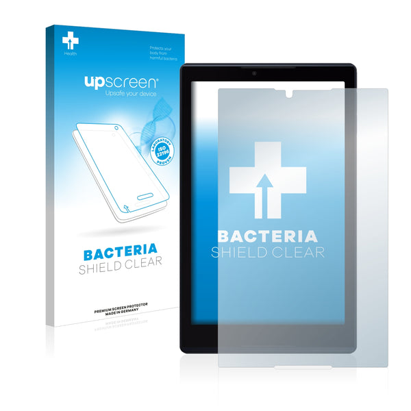 upscreen Bacteria Shield Clear Premium Antibacterial Screen Protector for Verizon Ellipsis 8 HD