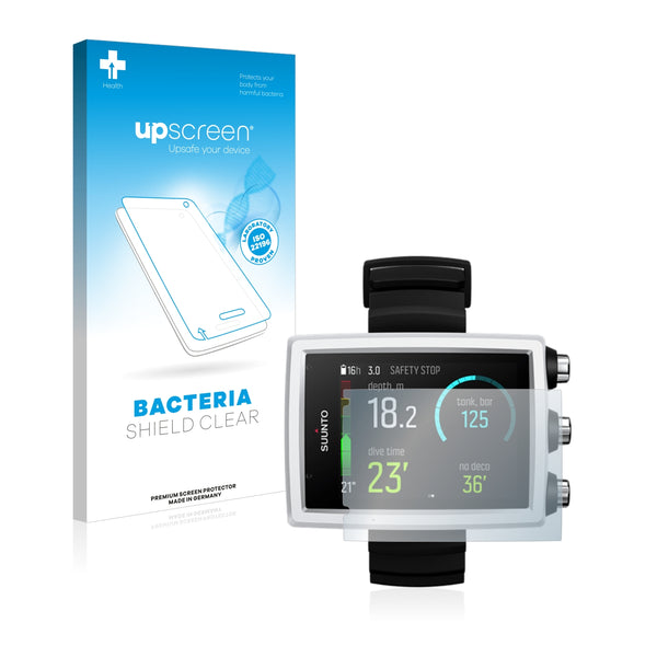upscreen Bacteria Shield Clear Premium Antibacterial Screen Protector for Suunto Eon Core