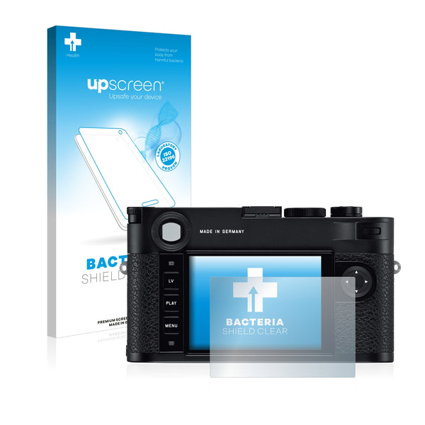 upscreen Bacteria Shield Clear Premium Antibacterial Screen Protector for Leica M10-P