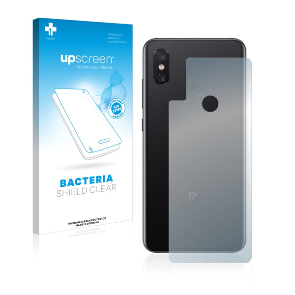 upscreen Bacteria Shield Clear Premium Antibacterial Screen Protector for Xiaomi Mi 8 (Back)