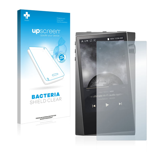 upscreen Bacteria Shield Clear Premium Antibacterial Screen Protector for Astell&Kern A&norma SR15