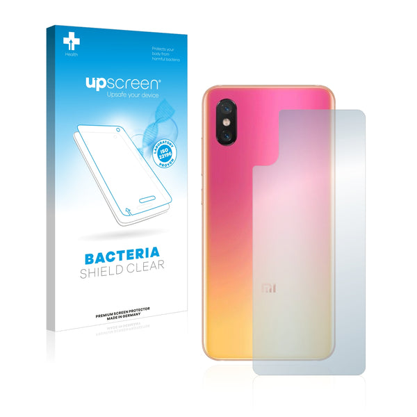 upscreen Bacteria Shield Clear Premium Antibacterial Screen Protector for Xiaomi Mi 8 Pro (Back)