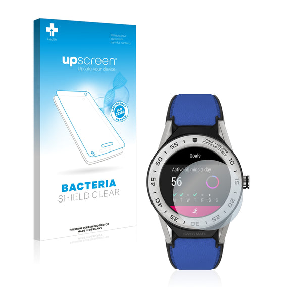 upscreen Bacteria Shield Clear Premium Antibacterial Screen Protector for TAG Heuer Connected Modular 41