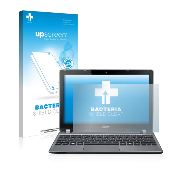 upscreen Bacteria Shield Clear Premium Antibacterial Screen Protector for Acer Aspire V5-171-73518G50ass