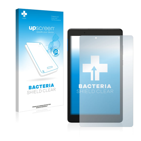 upscreen Bacteria Shield Clear Premium Antibacterial Screen Protector for Lenovo Tab E8