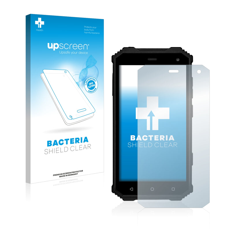 upscreen Bacteria Shield Clear Premium Antibacterial Screen Protector for Prestigio Muze G7