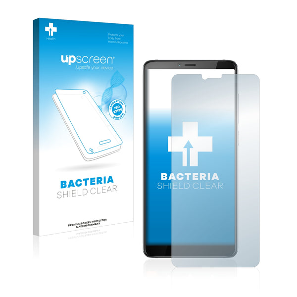 upscreen Bacteria Shield Clear Premium Antibacterial Screen Protector for Vodafone Smart X9
