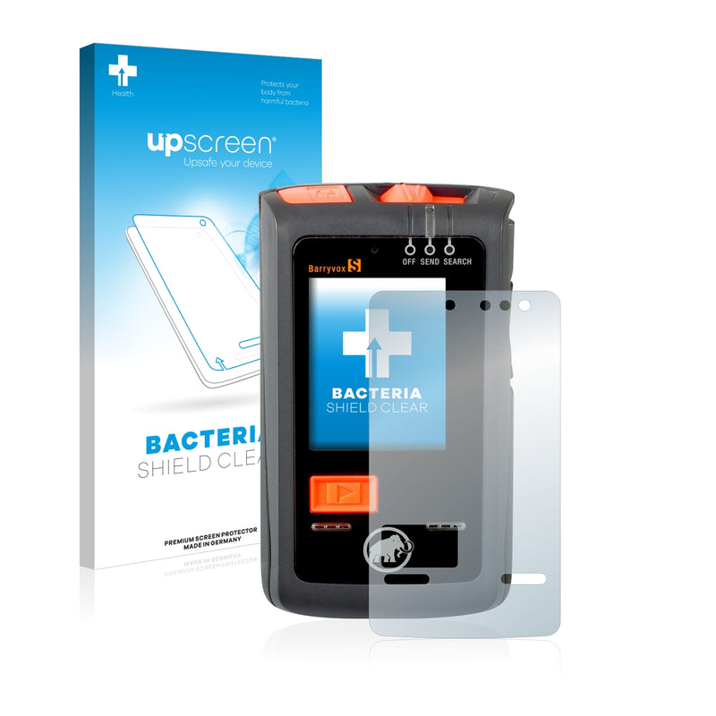 upscreen Bacteria Shield Clear Premium Antibacterial Screen Protector for Mammut Barryvox S