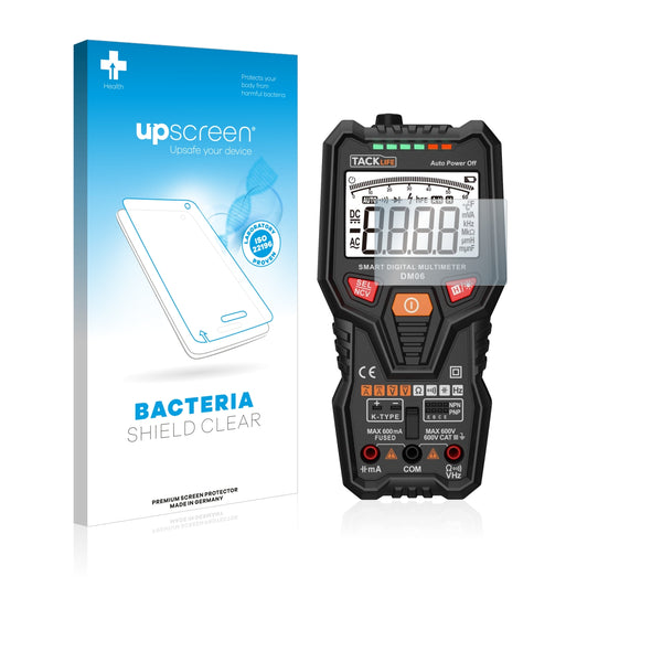 upscreen Bacteria Shield Clear Premium Antibacterial Screen Protector for Tacklife DM06