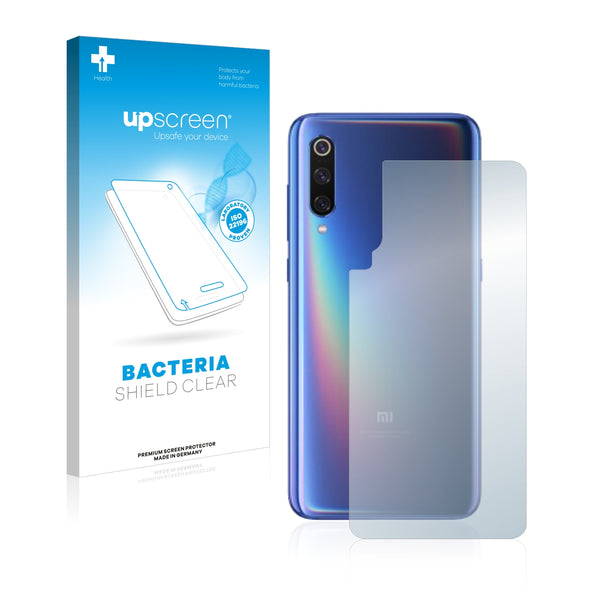 upscreen Bacteria Shield Clear Premium Antibacterial Screen Protector for Xiaomi Mi 9 (Back)