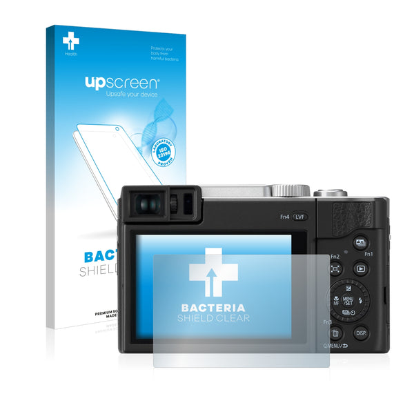 upscreen Bacteria Shield Clear Premium Antibacterial Screen Protector for Panasonic Lumix DC-TZ96