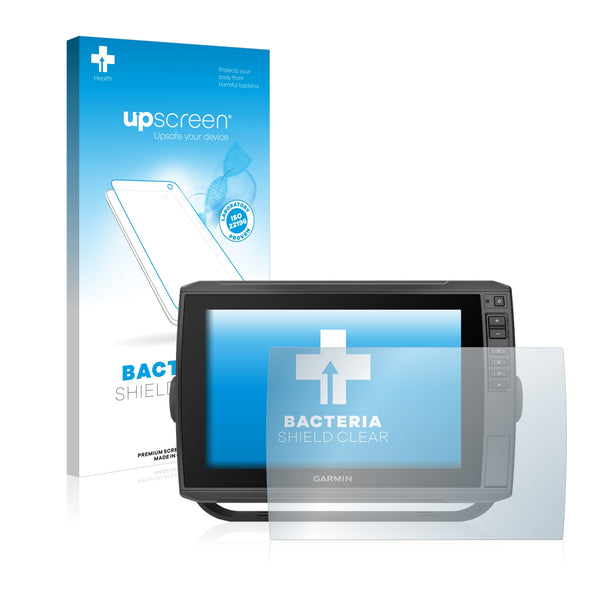 upscreen Bacteria Shield Clear Premium Antibacterial Screen Protector for Garmin echoMAP Ultra 102sv