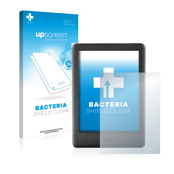 upscreen Bacteria Shield Clear Premium Antibacterial Screen Protector for Amazon Kindle 2019 (10th generation)