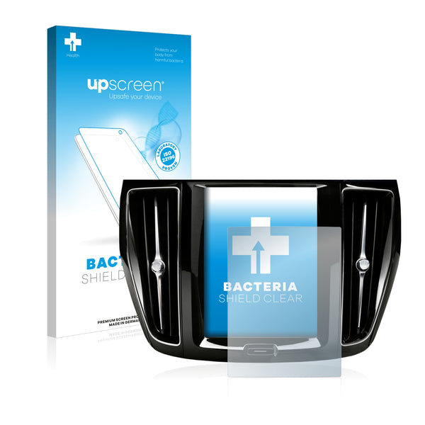 upscreen Bacteria Shield Clear Premium Antibacterial Screen Protector for Volvo Sensus Connect V60