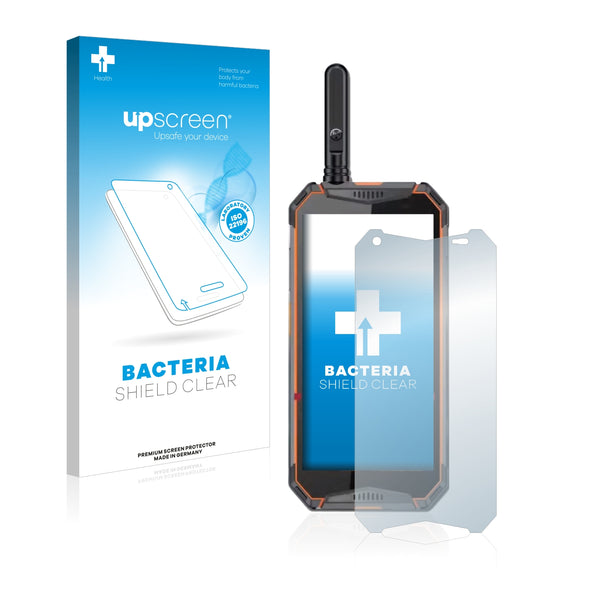 upscreen Bacteria Shield Clear Premium Antibacterial Screen Protector for Ulefone Armor 3T