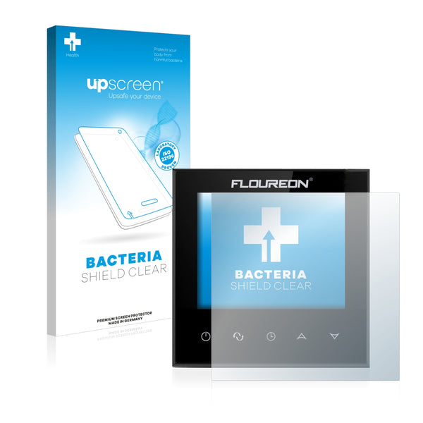 upscreen Bacteria Shield Clear Premium Antibacterial Screen Protector for Floureon Smart Wifi HY03WE