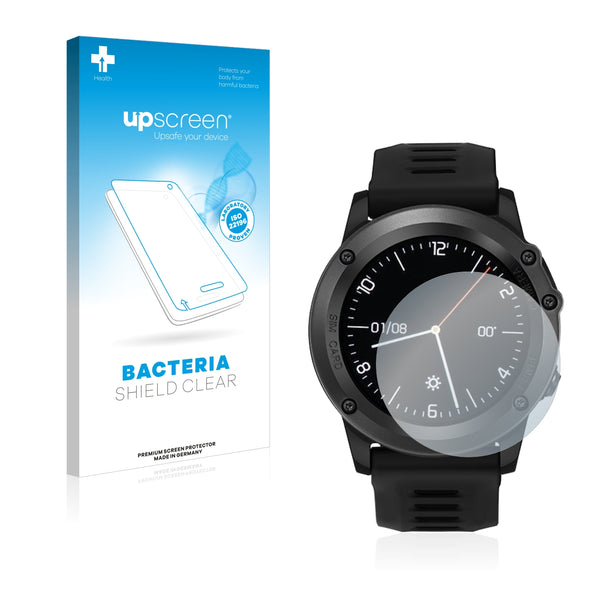 upscreen Bacteria Shield Clear Premium Antibacterial Screen Protector for Leotec Swim 3G