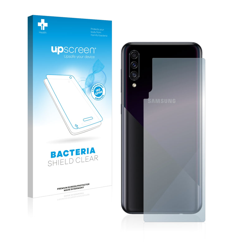 upscreen Bacteria Shield Clear Premium Antibacterial Screen Protector for Samsung Galaxy A30s (Back)