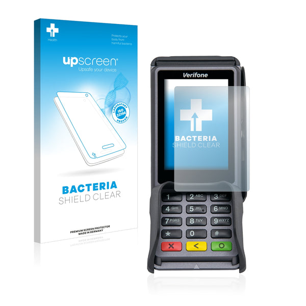 upscreen Bacteria Shield Clear Premium Antibacterial Screen Protector for Verifone V400c
