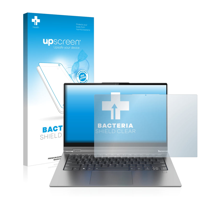 upscreen Bacteria Shield Clear Premium Antibacterial Screen Protector for Lenovo Yoga C940 14 2-in-1