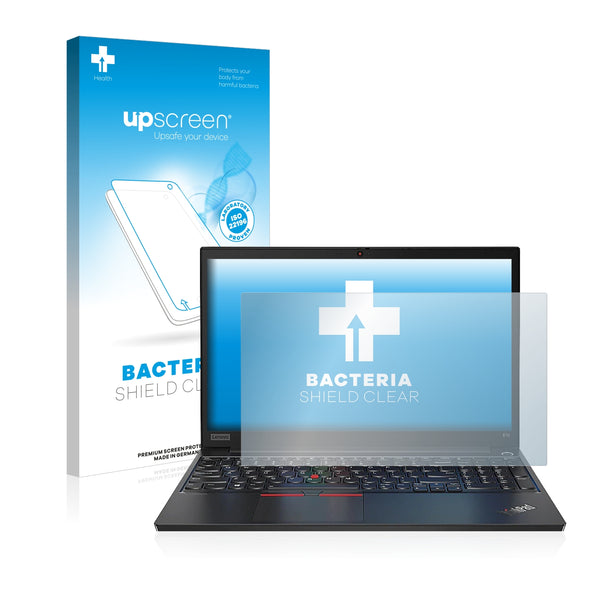 upscreen Bacteria Shield Clear Premium Antibacterial Screen Protector for Lenovo ThinkPad E15