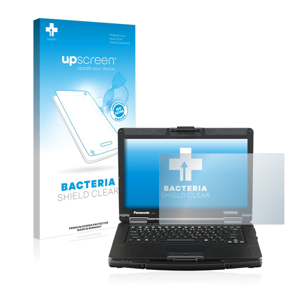 upscreen Bacteria Shield Clear Premium Antibacterial Screen Protector for Panasonic Toughbook FZ-55 Touch