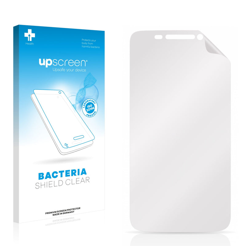 upscreen Bacteria Shield Clear Premium Antibacterial Screen Protector for Lenovo S650 VIBE