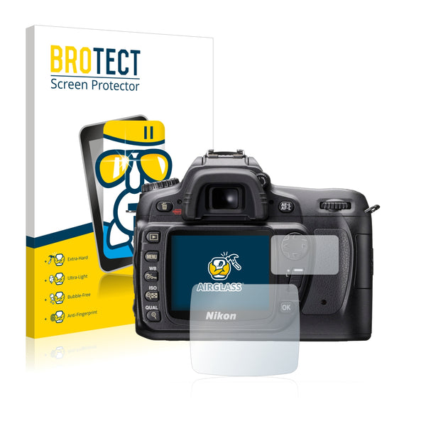 BROTECT AirGlass Glass Screen Protector for Nikon D80