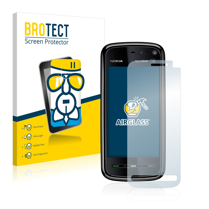 BROTECT AirGlass Glass Screen Protector for Nokia 5800 XpressMusic