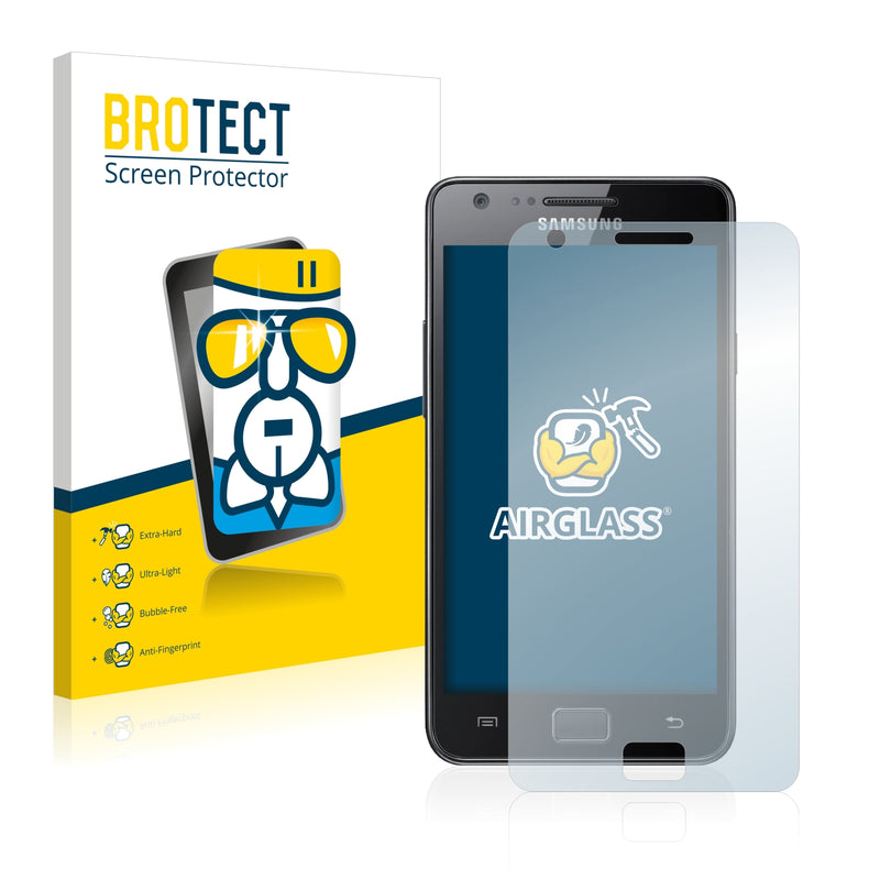 BROTECT AirGlass Glass Screen Protector for Samsung Galaxy S2