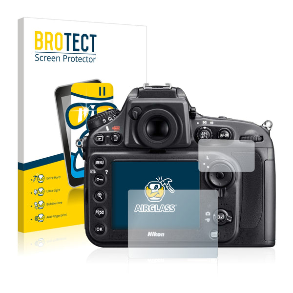 BROTECT AirGlass Glass Screen Protector for Nikon D800