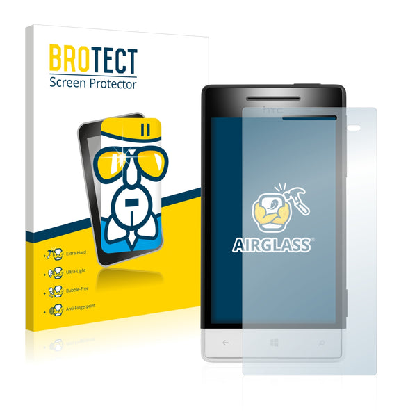 BROTECT AirGlass Glass Screen Protector for HTC Windows Phone 8S