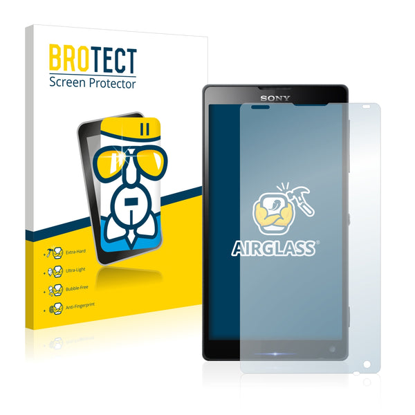 BROTECT AirGlass Glass Screen Protector for Sony Xperia ZL C6503