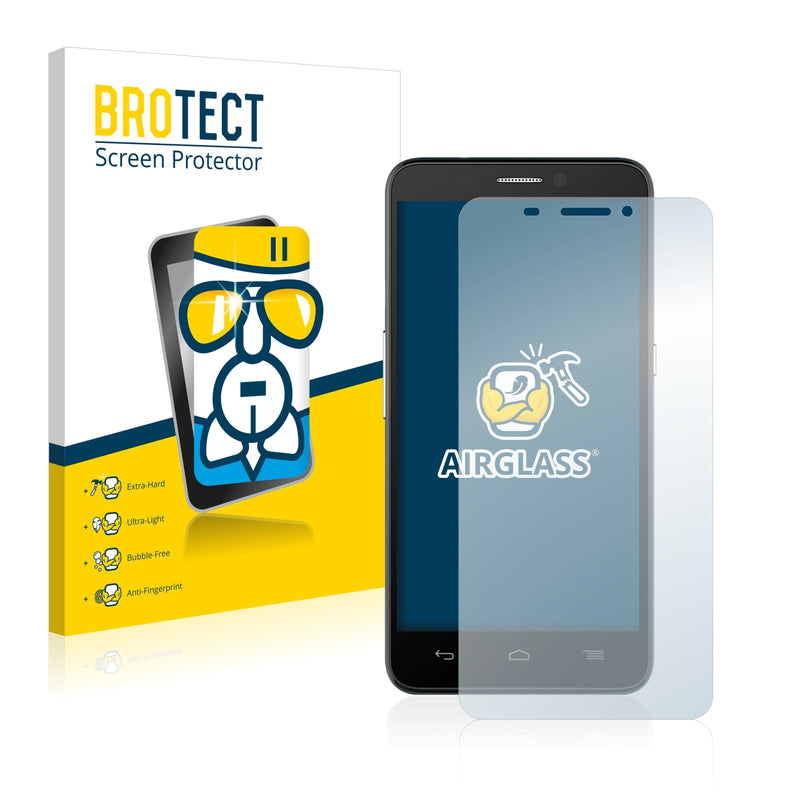 BROTECT AirGlass Glass Screen Protector for Alcatel One Touch Idol S OT-6034