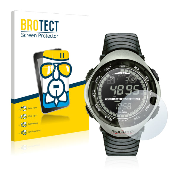 BROTECT AirGlass Glass Screen Protector for Suunto Vector Khaki