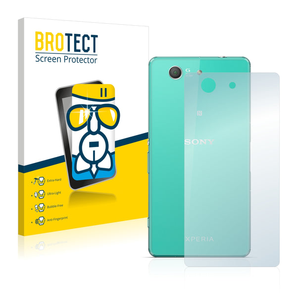 BROTECT AirGlass Glass Screen Protector for Sony Xperia Z3 Compact D5803 (Back)